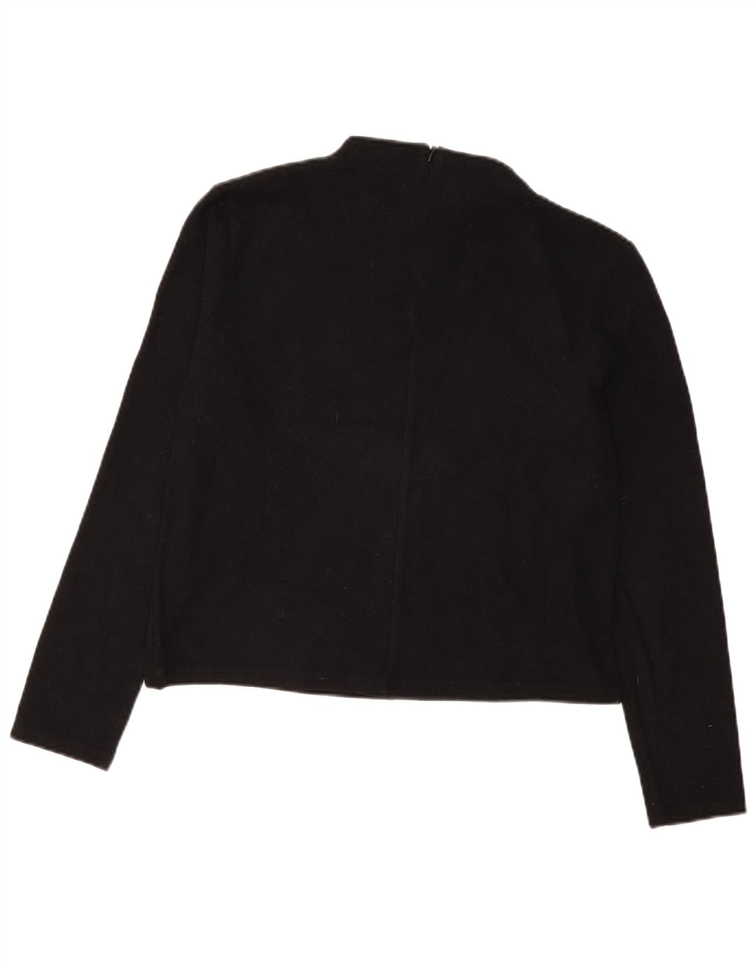 Zara Womens Top Long Sleeve UK 14 Medium Black