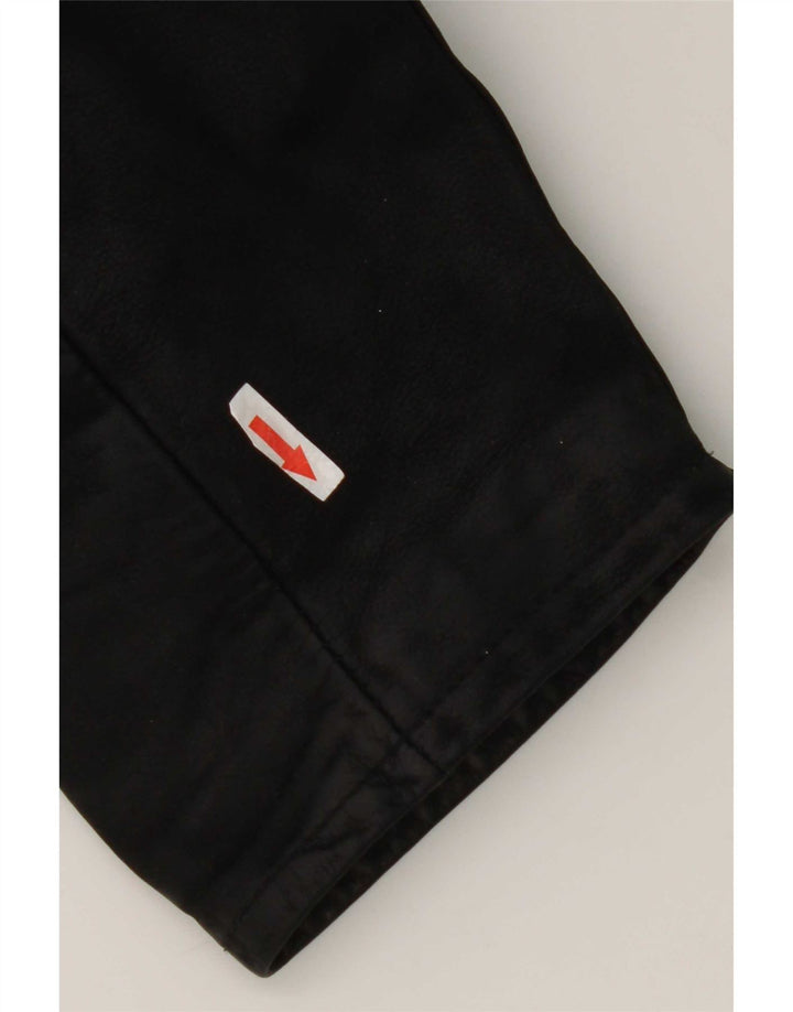 Giacca in pelle vintage da uomo UK 42 XL in pelle nera
