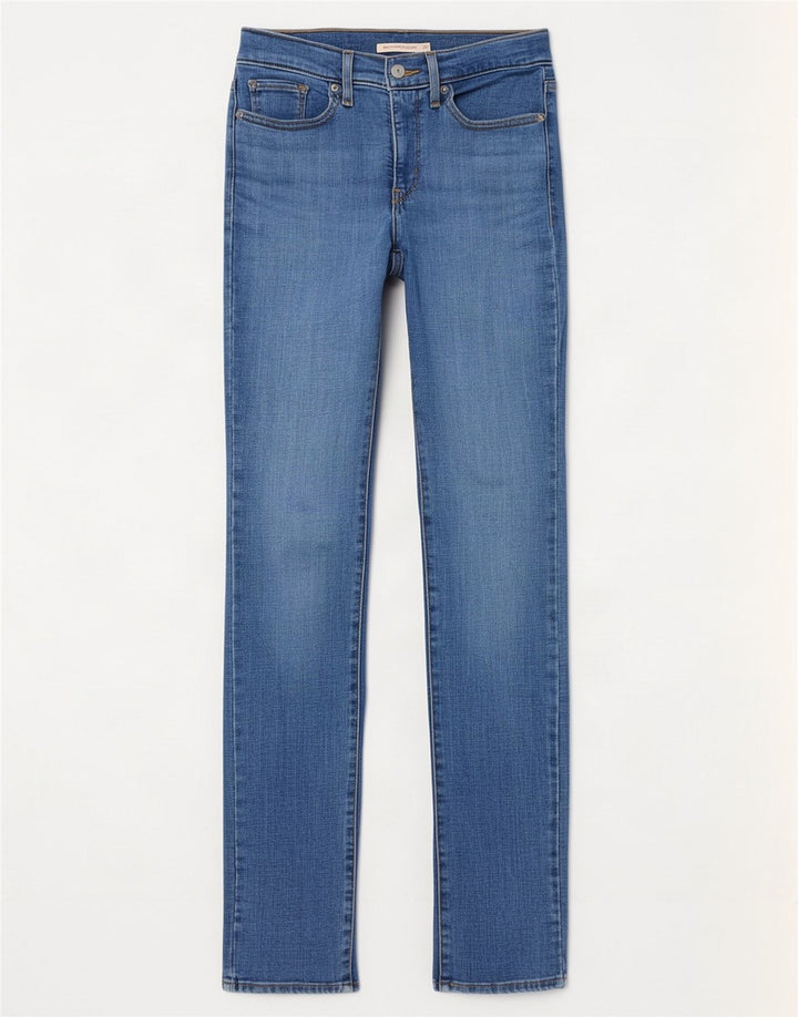Calça Jeans Slim Feminina Levi's W28 L34 Azul Algodão