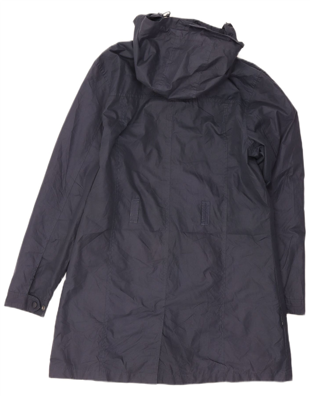 Mountain Warehouse Imperméable à capuche pour femme UK 12 Medium Bleu marine Polyester