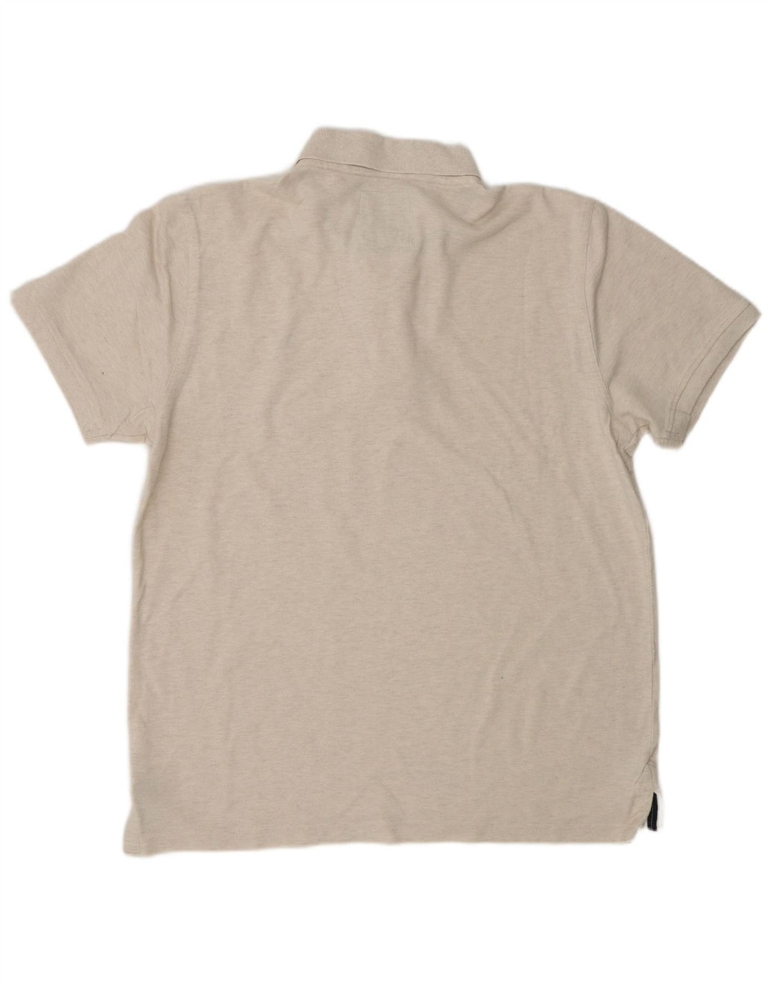 CREW CLOTHING Mens Polo Shirt Large Grey Cotton
