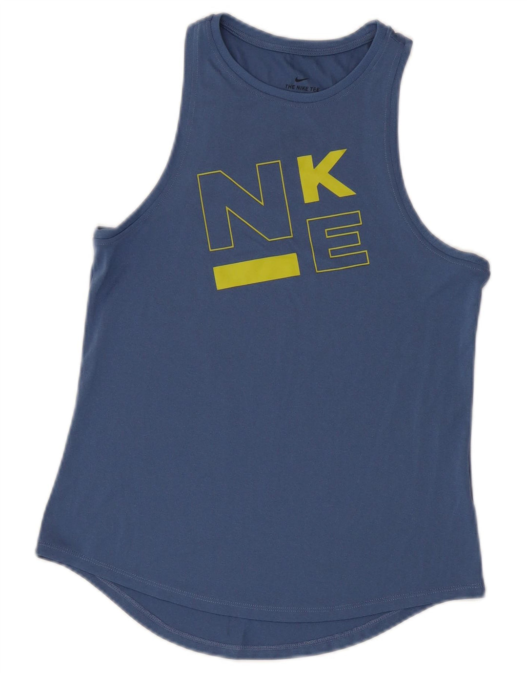 NIKE Herre Dri Fit Grafisk Vest Top Lille Blå