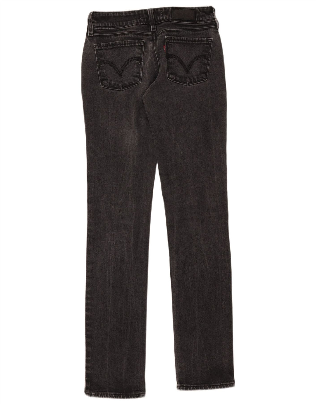 Levi's Dame 571 Slim Jeans W28 L34 Sort Bomuld
