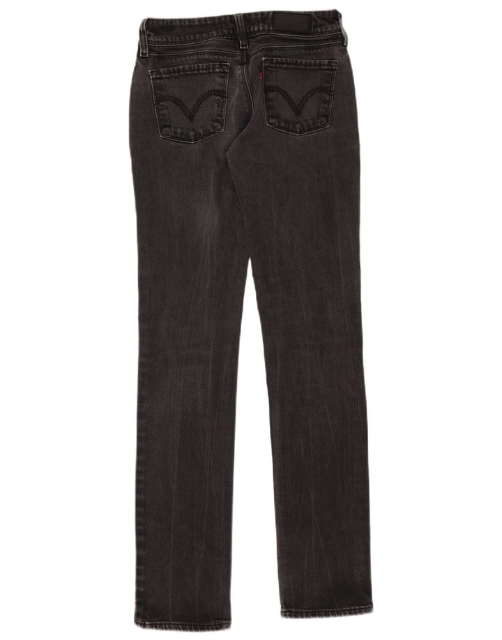 Levi's Dame 571 Slim Jeans W28 L34 Sort Bomuld