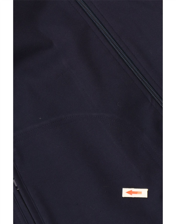 Ανδρική φόρμα ASICS Top Jacket XL Navy Blue Colorblock Polyester