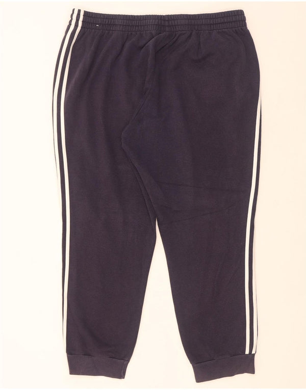 Adidas Pantalon de survêtement pour homme Joggers 2XL Bleu marine Coton