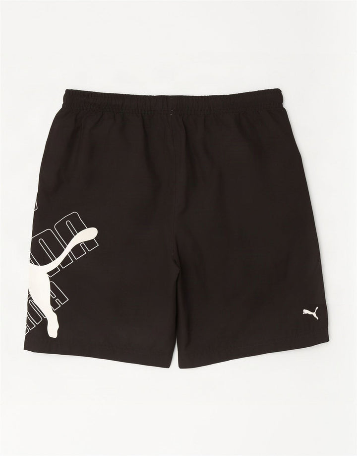 Puma Boys Graphic Sport Shorts 15-16 Years Black