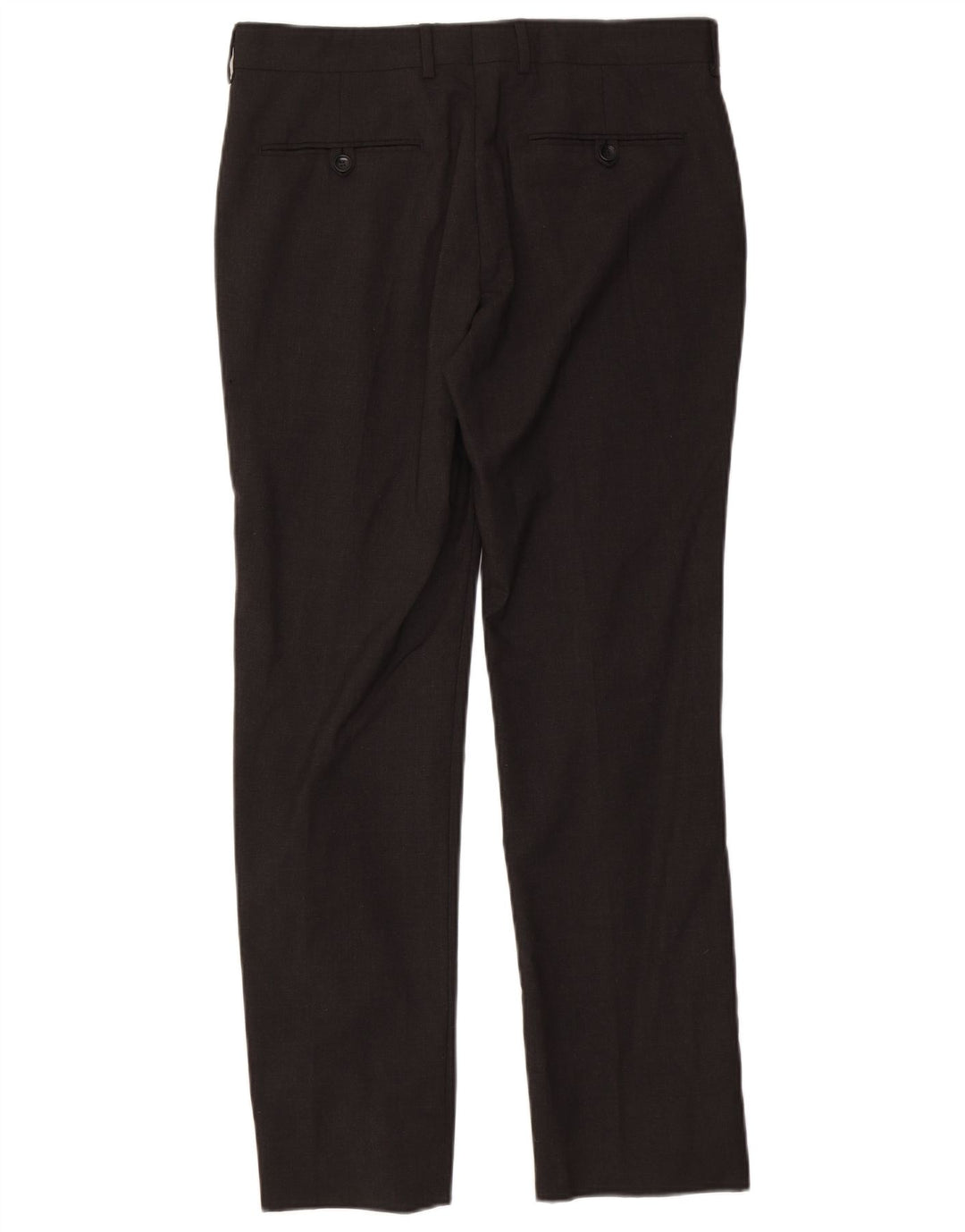 Męskie proste spodnie garniturowe Zara EU 40 Medium W31 L30 Szary poliester