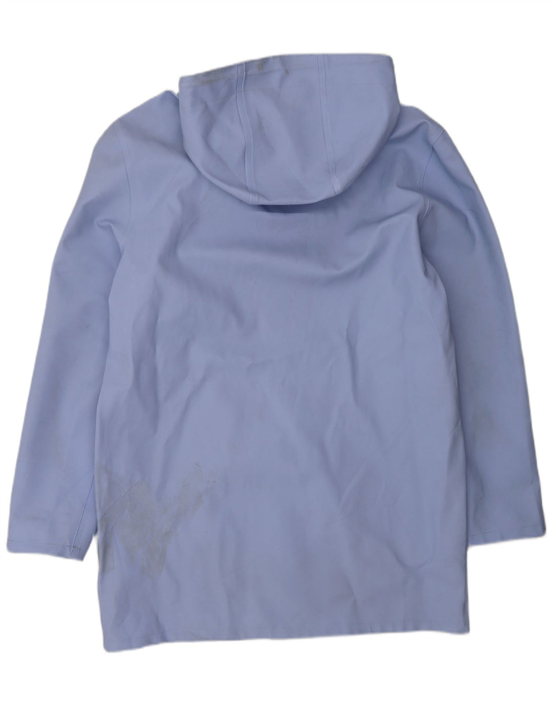 Мужской плащ Stutterheim с капюшоном UK 40, большой синий хлопок