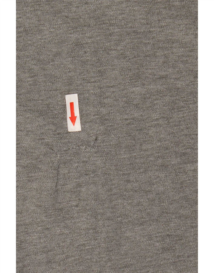 Puma Mens Polo Shirt Large Grey Cotton