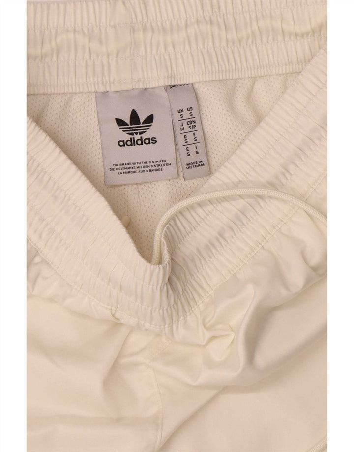 Adidas Mens Sport Shorts Pequeno Poliéster Branco