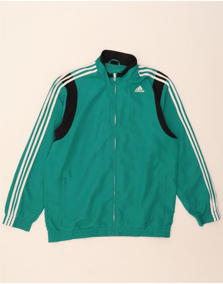 Adidas pentru bărbați Climalite Trening Top Jachetă mare turcoaz Colorblock