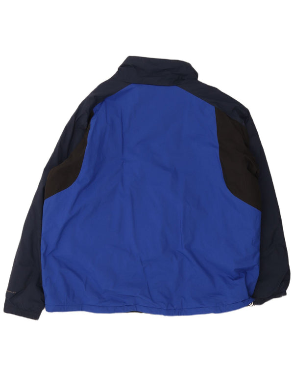 Giacca da sci Columbia da uomo con vestibilità regolare con cappuccio UK 44 2XL Blu Colourblock