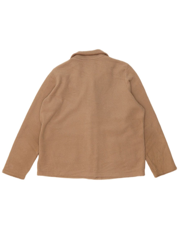 Marks & Spencer Veste polaire pour femme UK 16 Large Beige Polyester