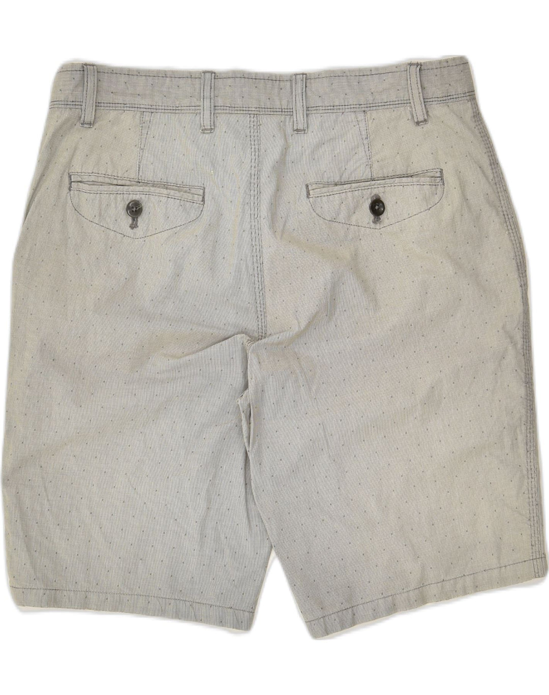 BANANA REPUBLIC Mens Aiden Chino Shorts W30 Medium Grey Spotted Cotton | Vintage Banana Republic | Thrift | Second-Hand Banana Republic | Used Clothing | Messina Hembry 