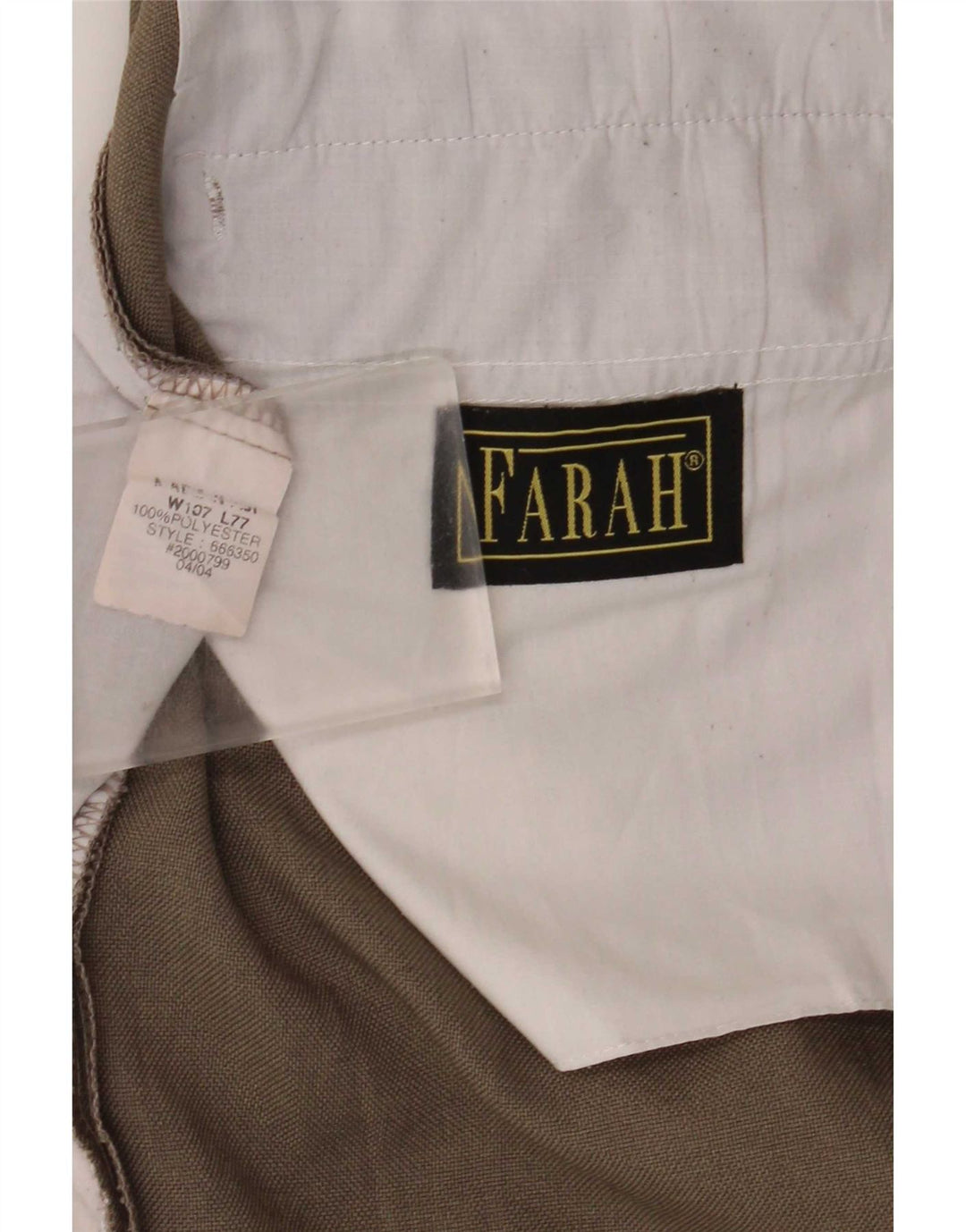 Farah Herre Pegged Suit Bukser W42 L30 Brun Polyester