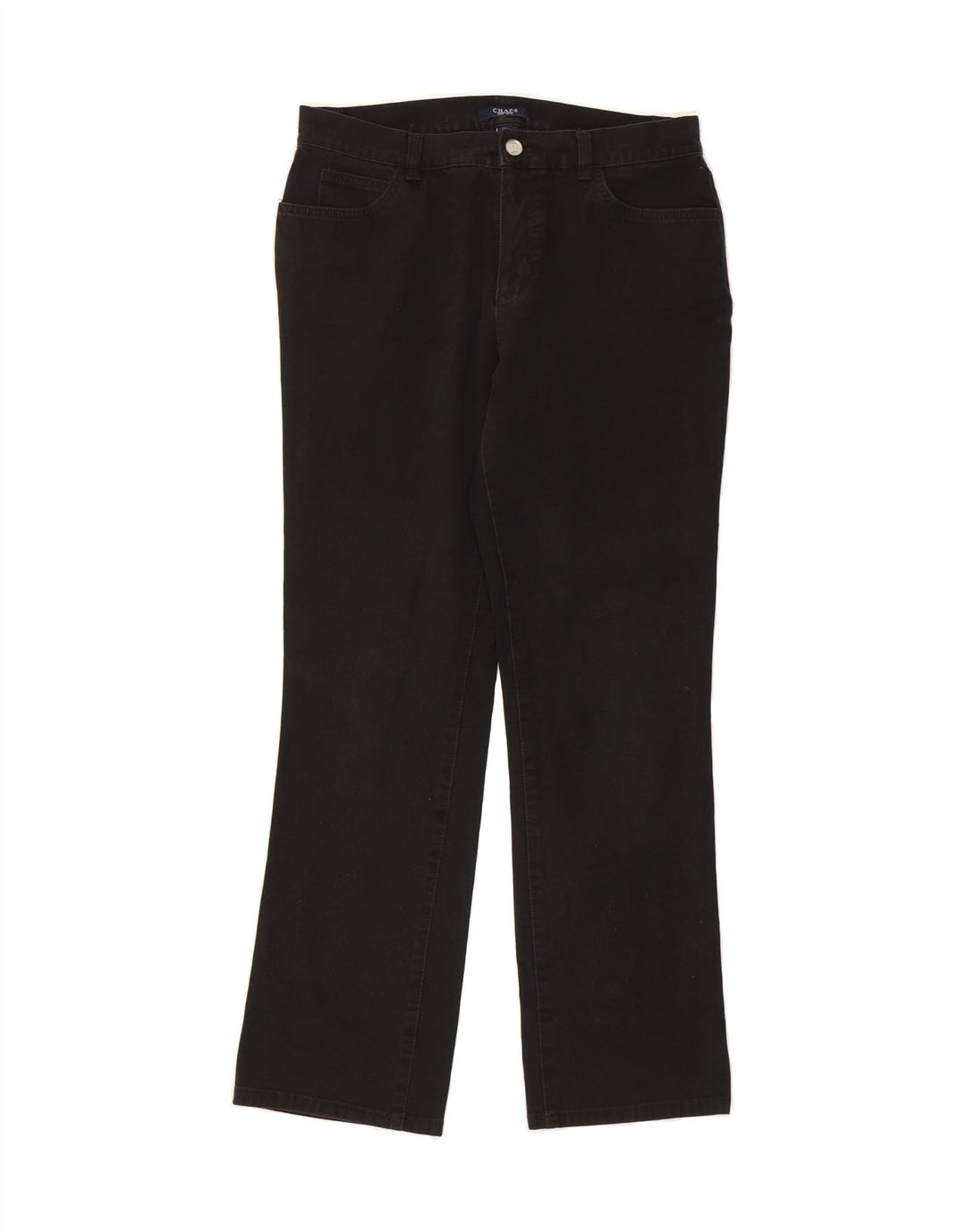 CHAPS Womens Straight Jeans US 10 Large W32 L29 Black Cotton Vintage Chaps and Second-Hand Chaps from Messina Hembry 