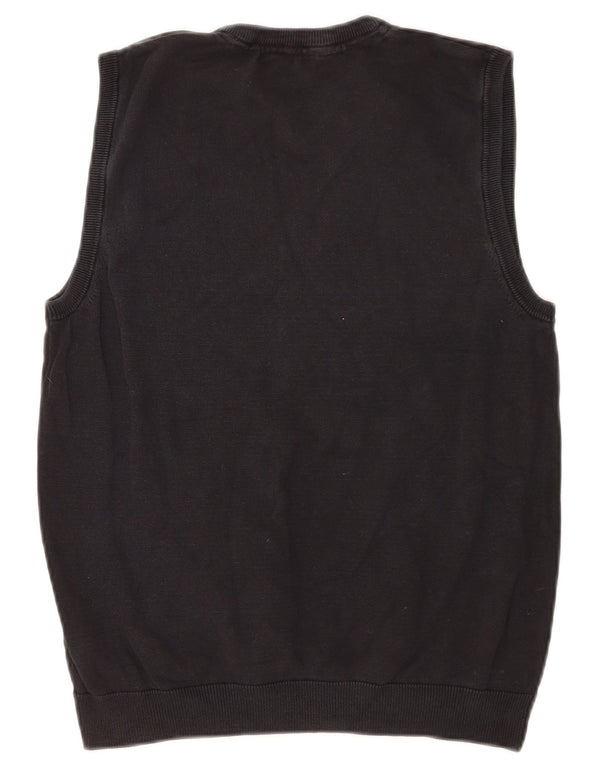 Marks & Spencer Boys Vest Tank Top 14-15 År Sort Bomuld