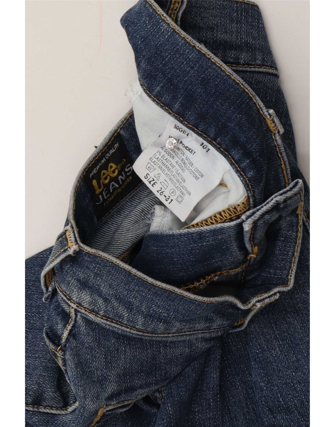 Lee Dame Bootcut Jeans W26 L31 Blå Bomuld