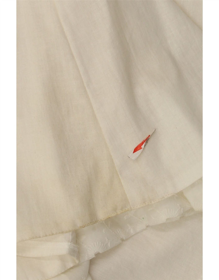 Gerry Weber Womens Flared Skirt EU 36 Small W26 White Bomuld