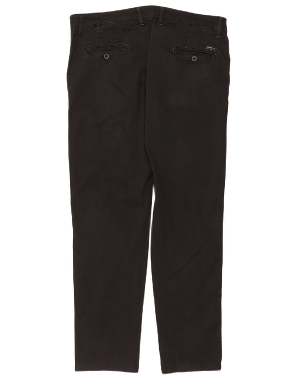 Liu Jo Herre Slim Chino Bukser IT 54 2XL W42 L29 Sort Bomuld