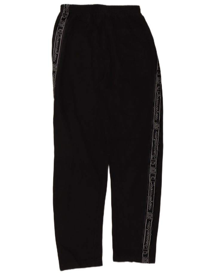 CHAMPION Herren-Trainingshose mit Grafik, Größe S, Schwarz