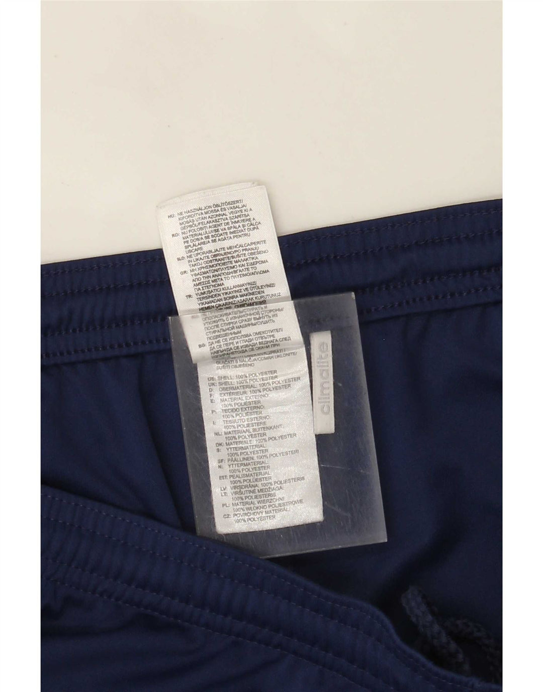 Adidas Mens Climalite Sport Shorts Large Navy Blue Polyester