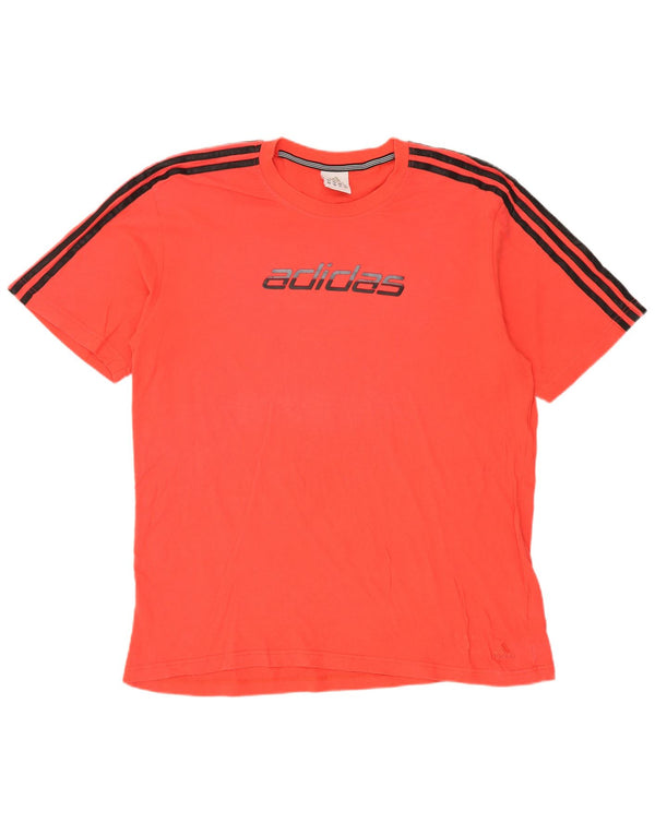 Adidas Мужская футболка с рисунком Top XL Красный Хлопок