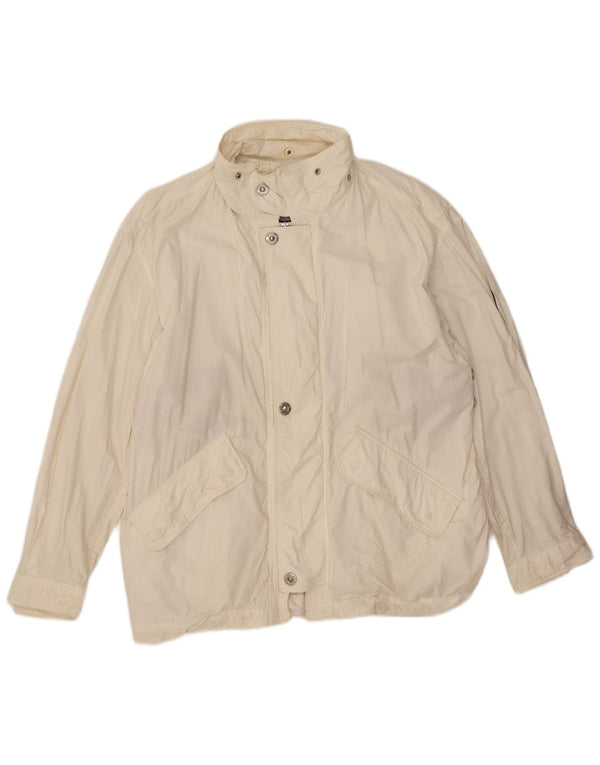Belfe & Chaqueta impermeable para hombre IT 50 grande blanco