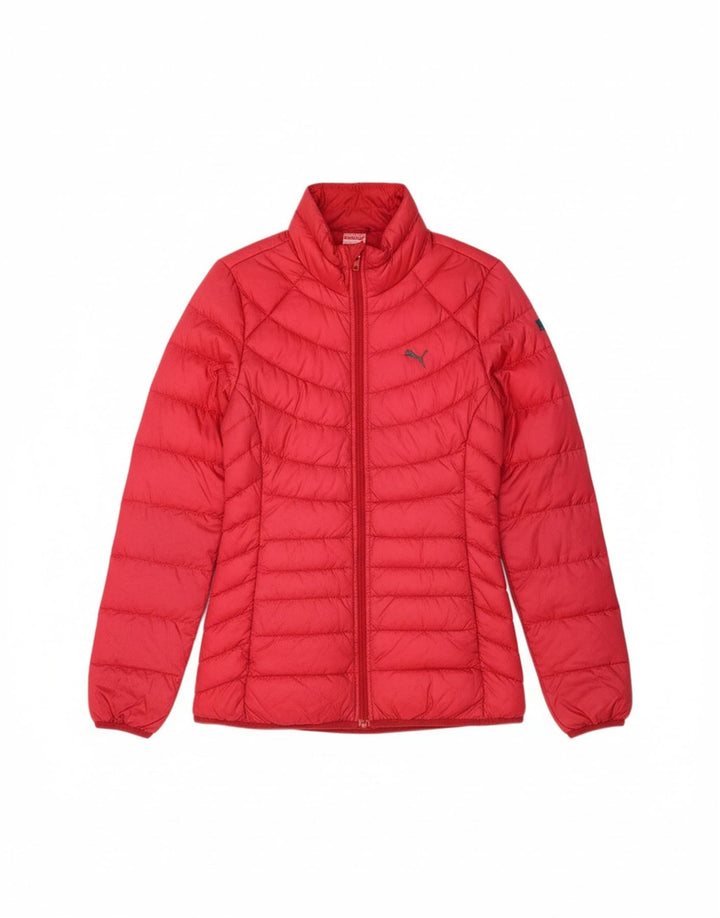 PUMA Womens Padded Jacket UK 10 Small  Pink Nylon