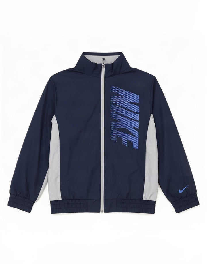 Veste de survêtement Nike pour garçon 10-11 ans Bleu marine moyen colour block