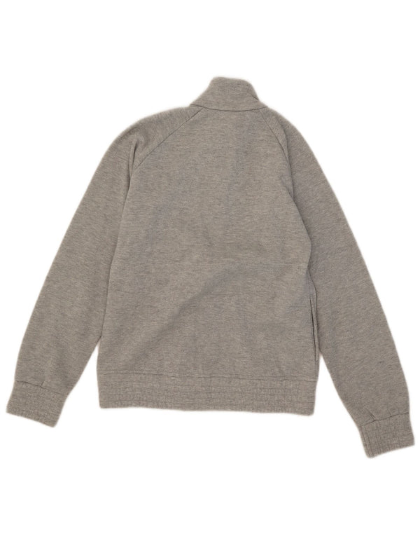 Kappa Womens Tracksuit Top Jacket UK 14 Large Grey Polyester