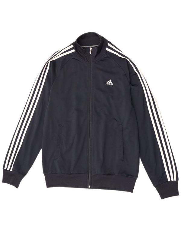 Adidas Hommes Clima 365 Survêtement Top Veste Petit Bleu Marine Polyester