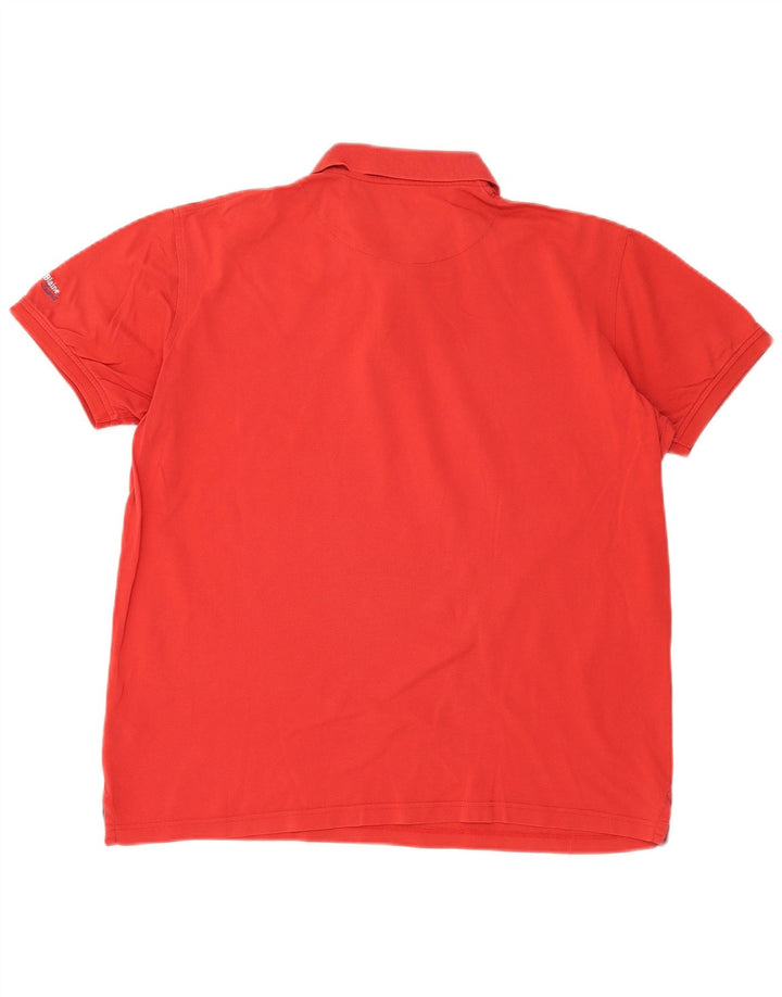 Harmont & Blaine Mens Polo Shirt XL Red Cotton