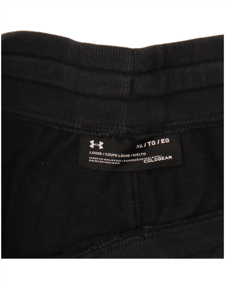 UNDER ARMOUR Mens Cold Gear Tracksuit Trousers XL Black