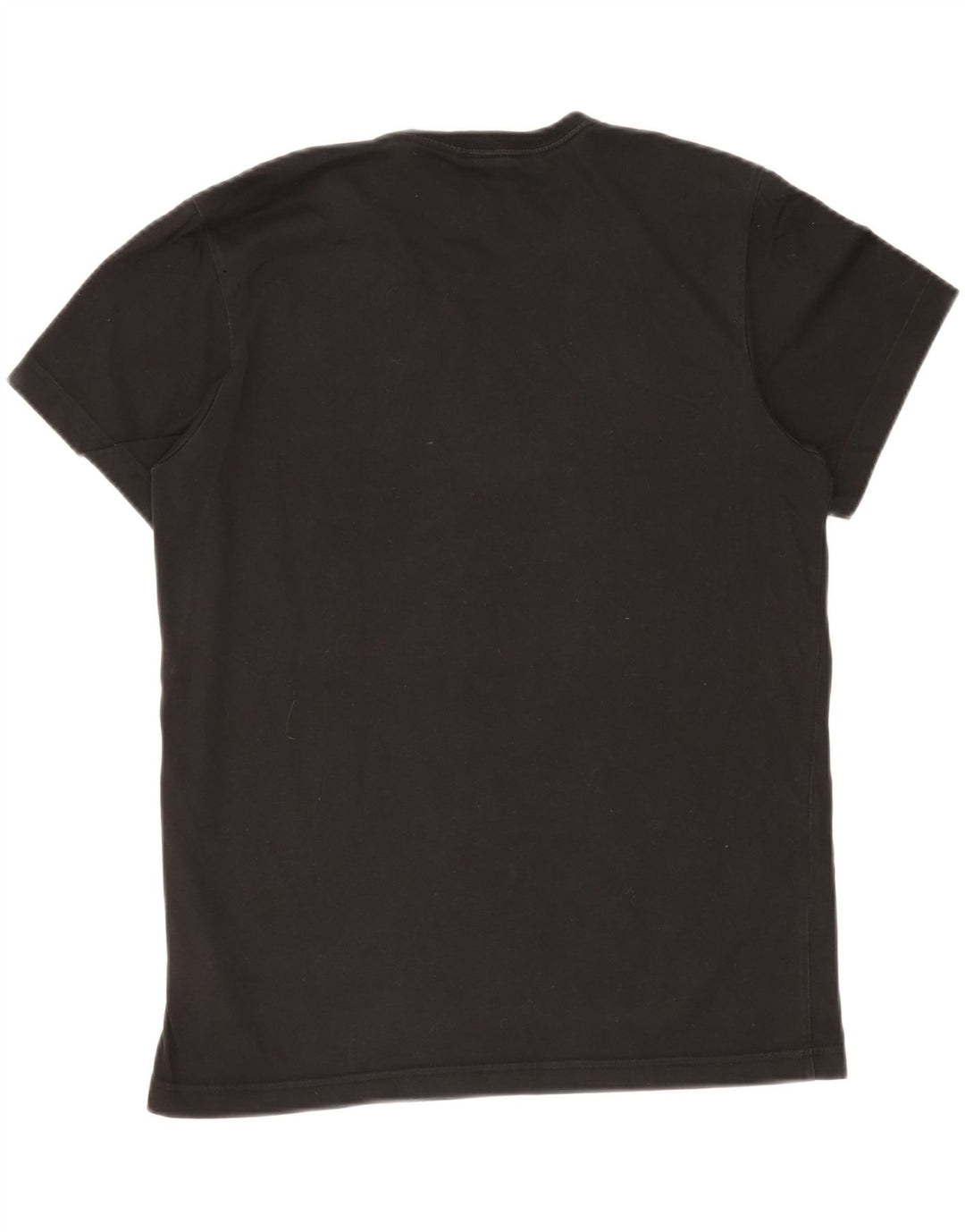 ADIDAS Mens Graphic T-Shirt Top Medium Black Cotton