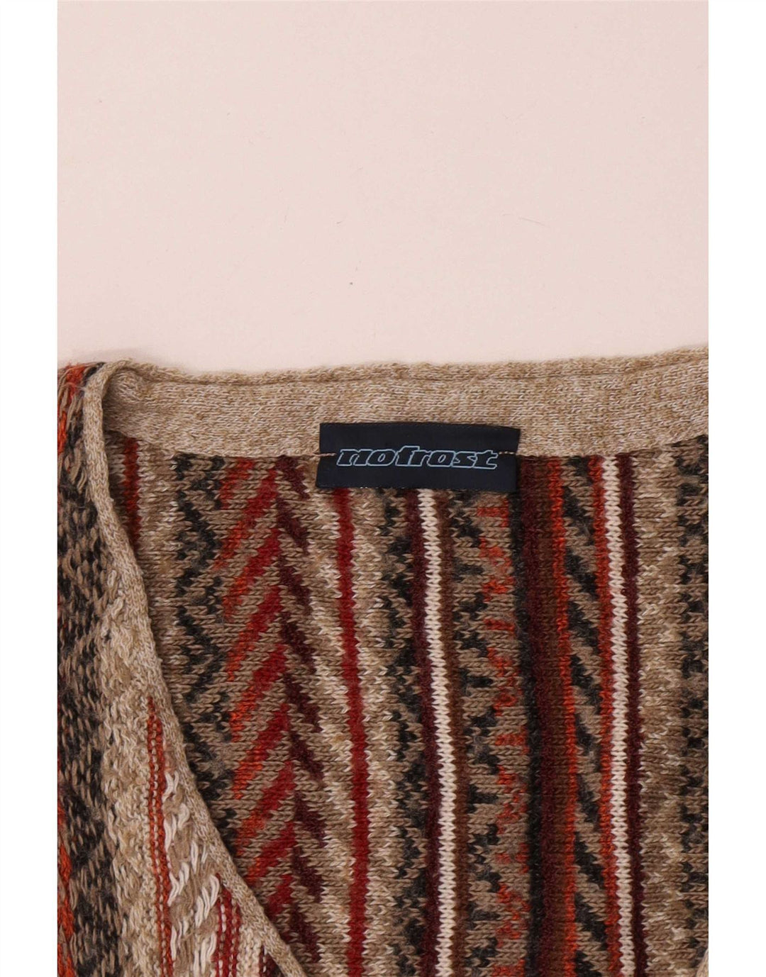 Colete masculino vintage grande listrado multicolorido