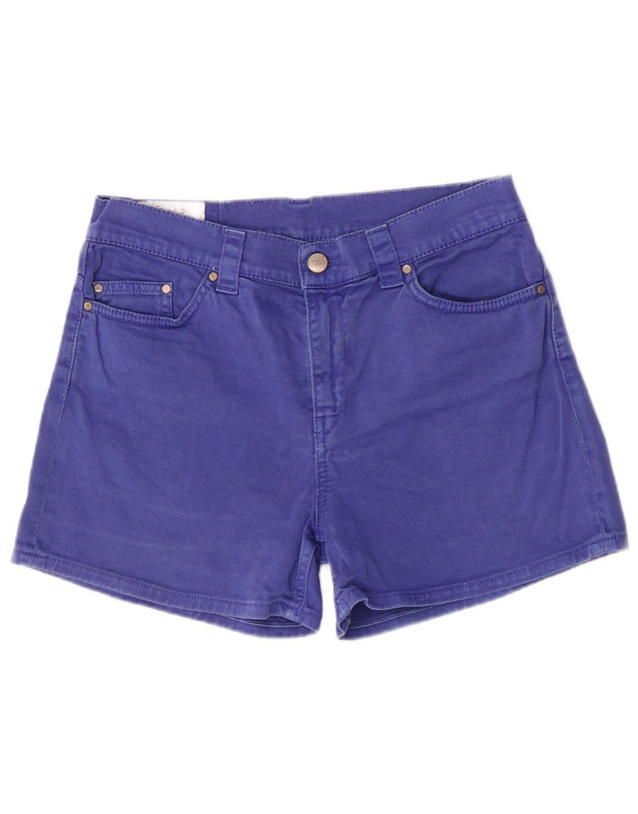 Dondup Womens Regular Fit Denim Shorts UK 12 Medium W29 Blue Cotton