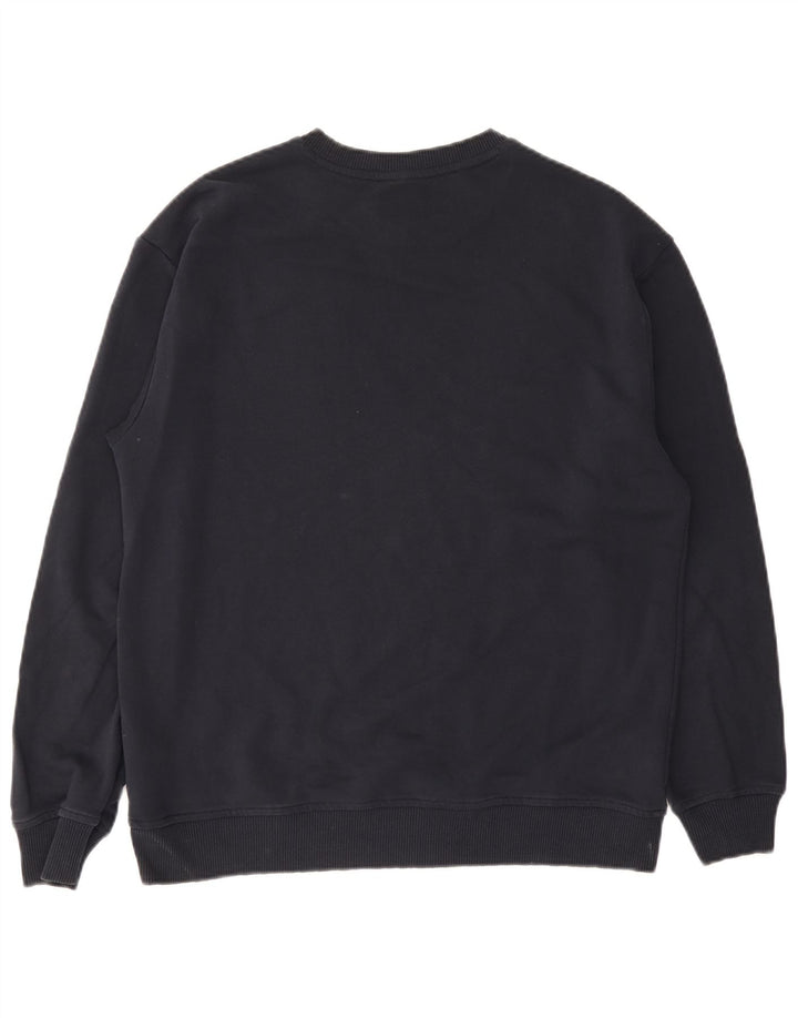 US Polo Assn Mens Graphic Sweatshirt Jumper Medium Navy Blue Cotton
