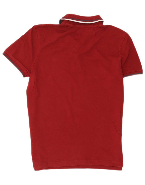 Polo Diadora Uomo Piccola a Righe Bordeaux