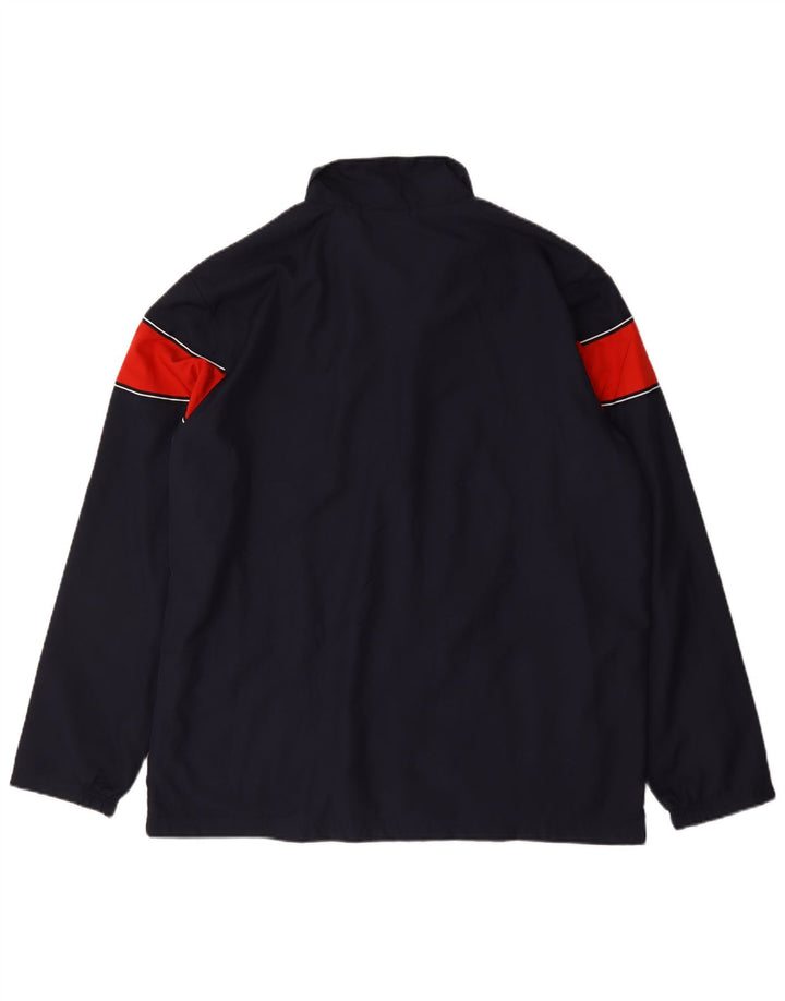 Jako Mens Tracksuit Top Jacket XL Navy Blue Colourblock Polyester