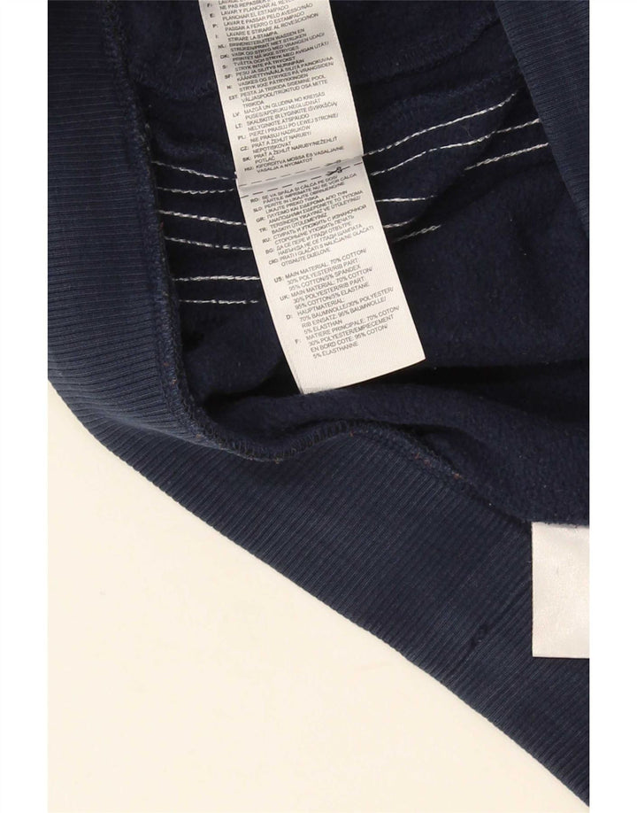 Adidas Mens Graphic Sport Shorts Medium Navy Blue Cotton
