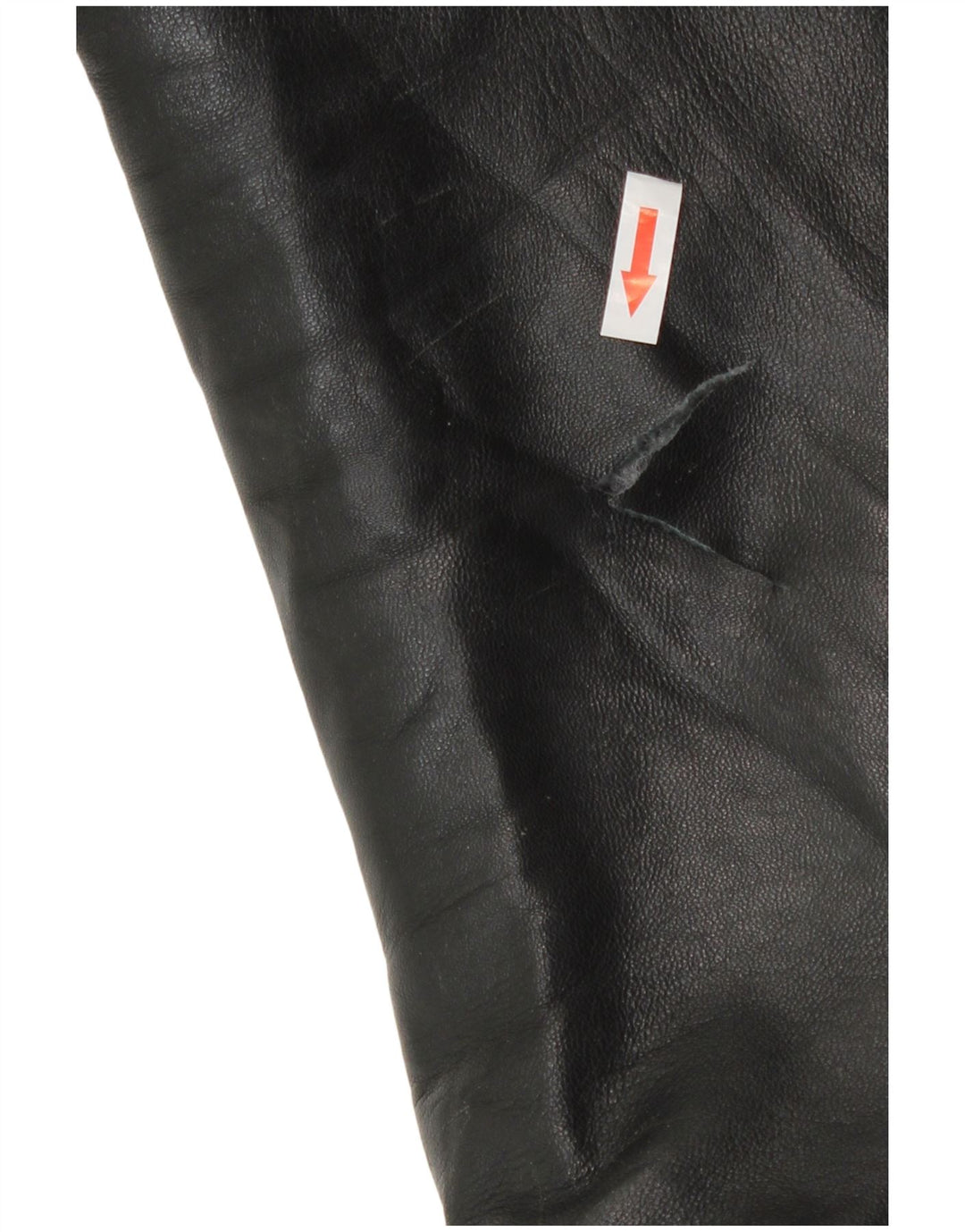 Giacca in pelle da uomo Rochas UK 40 grande in pelle nera