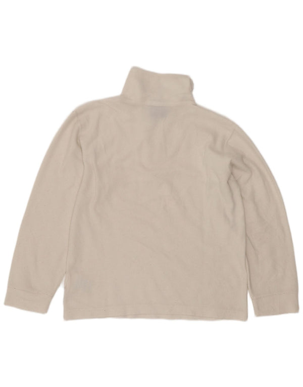Champion Fleece-Sweatshirt für Mädchen mit Reißverschluss, 11–12 Jahre, Größe L, Weiß
