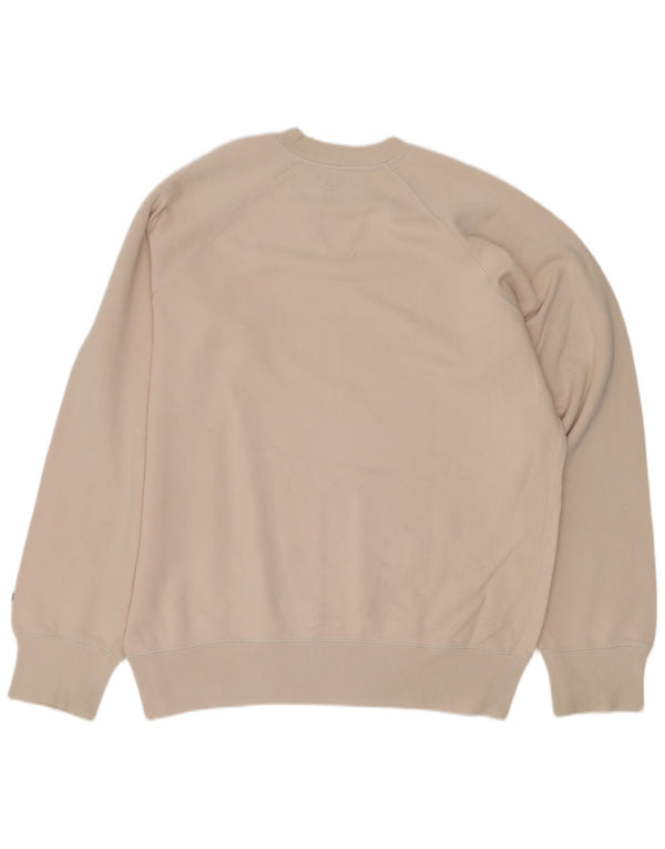 Gas Mens Graphic Moletom Jumper Médio Off White Algodão