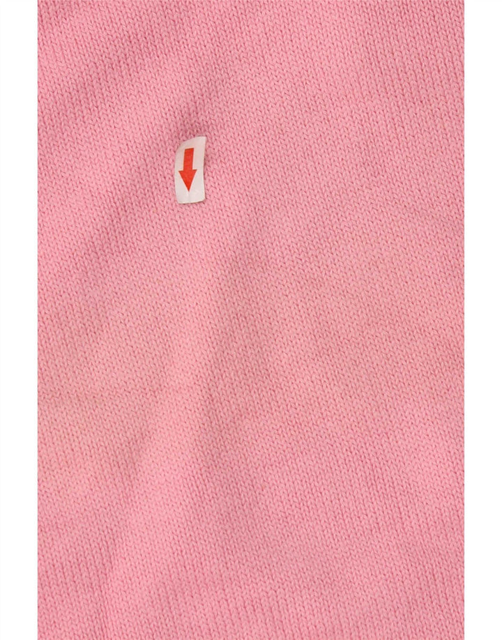 Marks & Spencer Mens Blue Harbour Crew Neck Jumper Sweater Large Pink