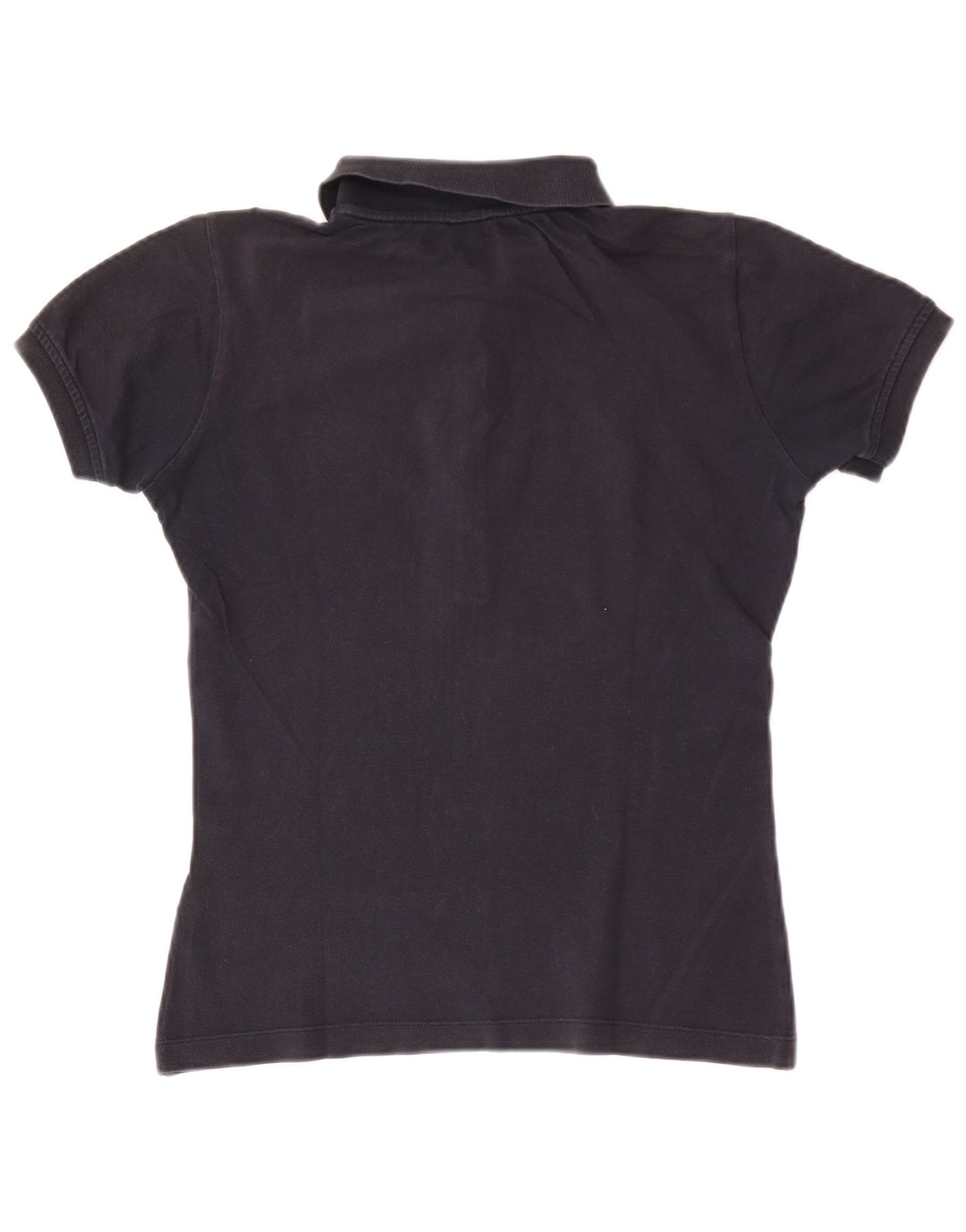 North Sails Damen-Poloshirt UK 12 aus mittelschwarzer Baumwolle