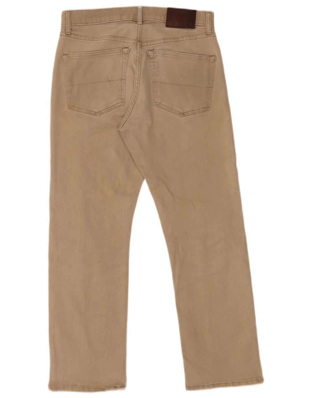 Jeans da uomo Marks & Spencer Regular Fit dritti W30 L29 Beige Cotone