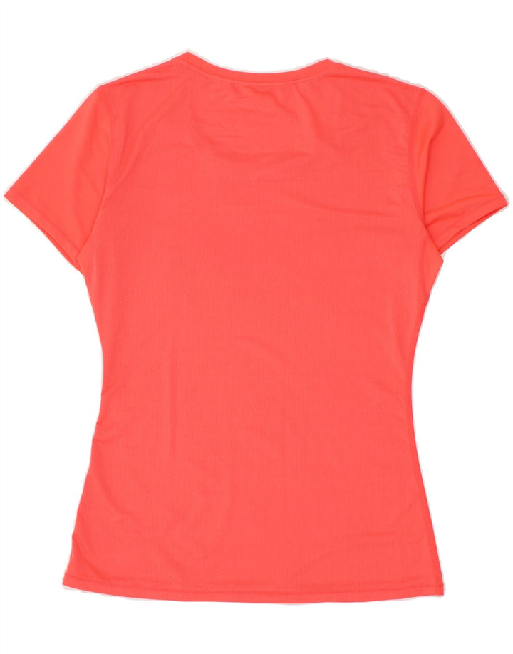 REEBOK Womens T-Shirt Top UK 12 Medium Orange Polyester Vintage Reebok and Second-Hand Reebok from Messina Hembry 
