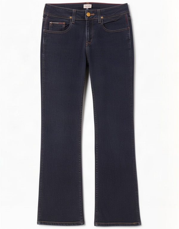 Tommy Hilfiger Womens Bootcut Jeans W30 L30 Navy Blue
